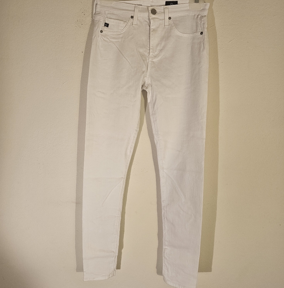 AG Adriano Goldschmied White Pants